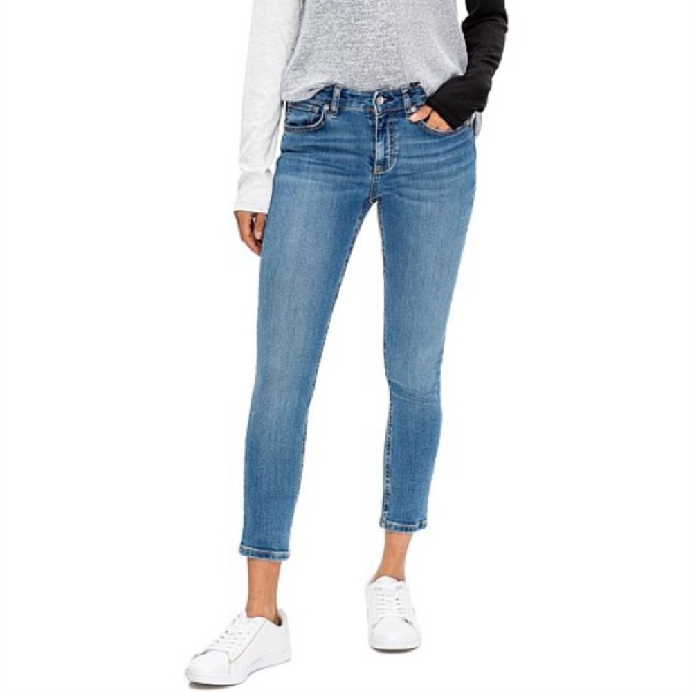 RAG & BONE CATE MID RISE PISMO BLUE SKINNY ANKLE JEANS Size 27